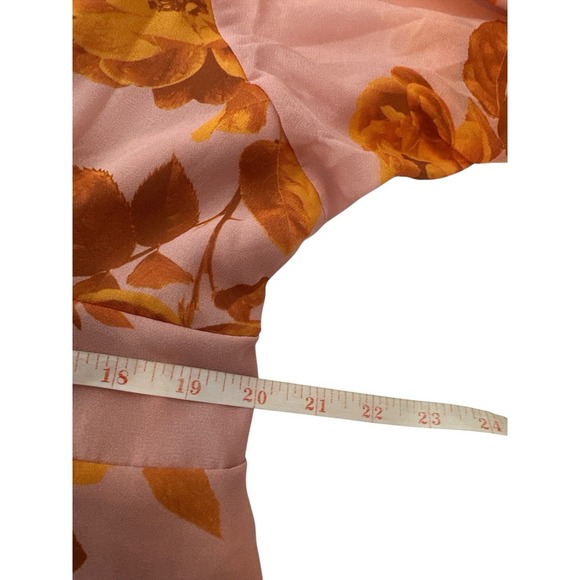 City Chic Dress Women L/20 Plus Floral V-Neck Mini Summer Vacation Formal New‎ - Picture 7 of 9